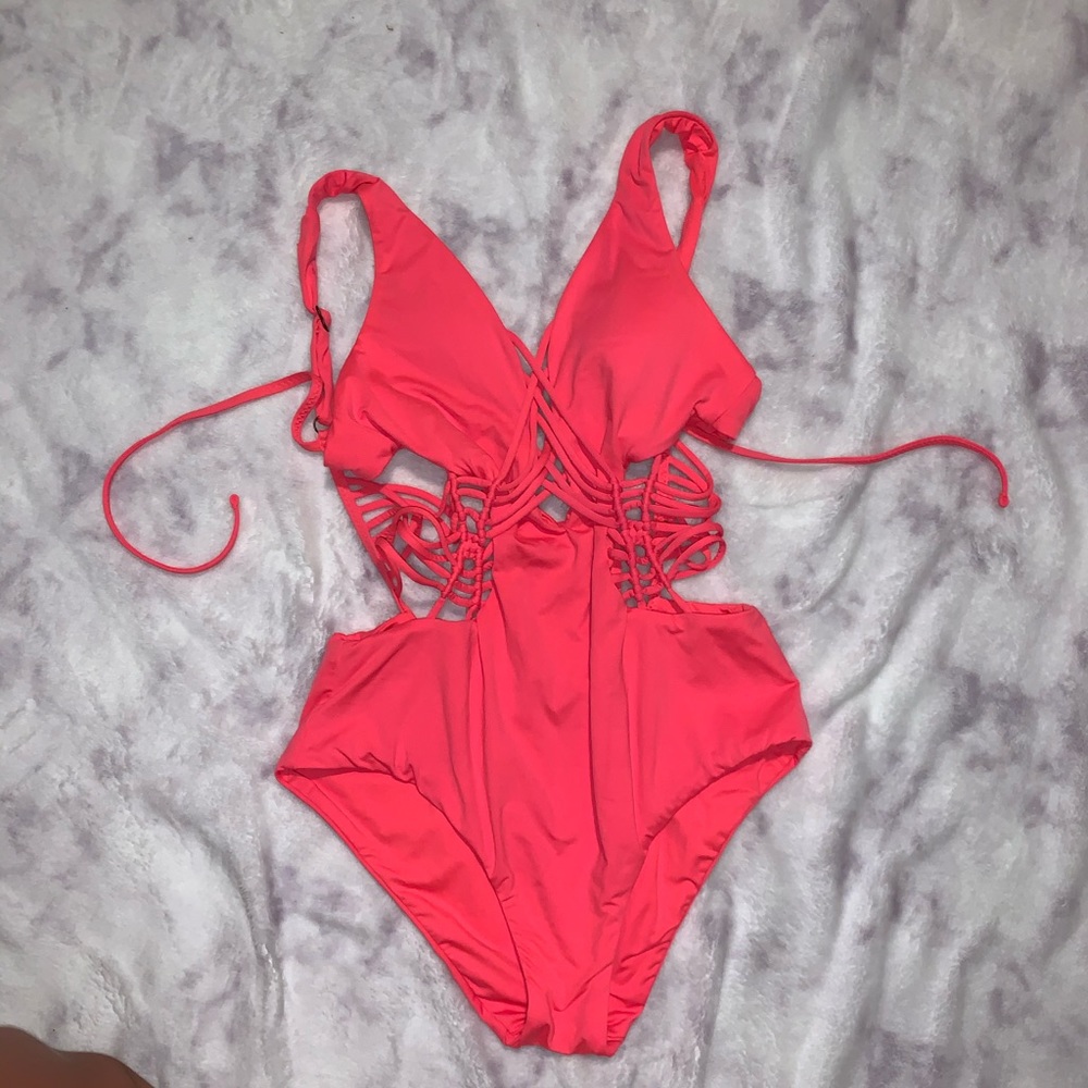 BECCA coral one piece